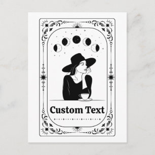 Cartão Postal Tarot Astrologia Sorte Magia Zodíaco Moderno