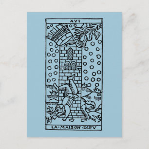 Cartão Postal Tarot Card: O Madhouse