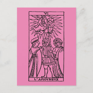 Cartão Postal Tarot Card: Os Amantes