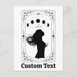 Cartão Postal Tarot Celestial Astrologia Fortuna Mágica Personal