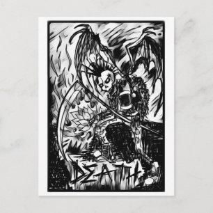 Cartão Postal tarot da morte