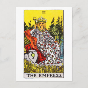Cartão Postal tarot-imperatriz