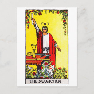 Cartão Postal tarot-mágico