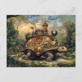 Cartão Postal Tartaruga com Biblioteca e terraço no Pat