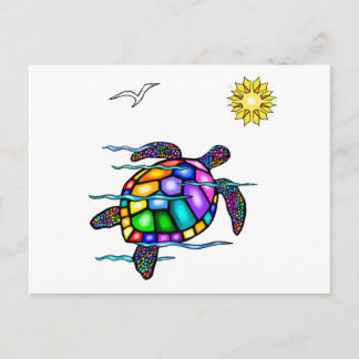 Cartão Postal Tartaruga Marinha #1