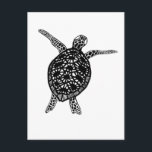 Cartão Postal Tartaruga marinha protege o planeta<br><div class="desc">Veja esta bela arte,  feita por mim para você! Sinta-se livre para adicionar seu próprio texto ou alterar as cores. Visite meu compro para mais! Se você quiser algo personalizado,  entre em contato,  minhas informações de contato estão na minha página de compro.</div>