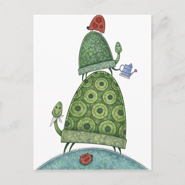 Cartão Postal Tartarugas (Frente)