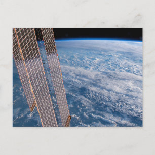 Cartão Postal Tasman E Mares De Coral Cobrados Por Nuvens.