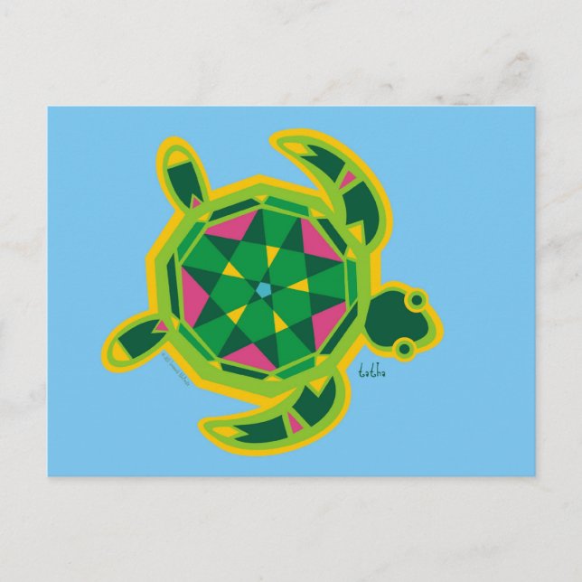 CARTÃO POSTAL TATHA SEATURTLE (Frente)