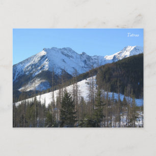 Cartão Postal Tatras inverno