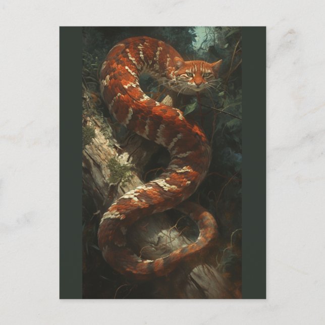 Cartão postal Tatzelwurm (Frente)