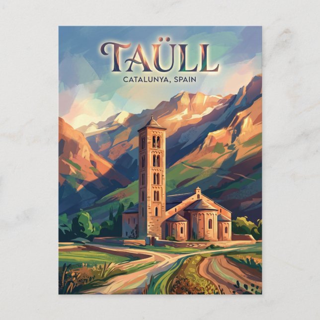 Cartão Postal Taüll Espanha (Frente)