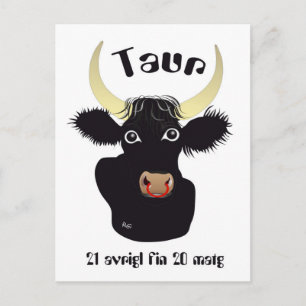 Cartão Postal Taur 21 avrigl fin 20 matg Postkarte