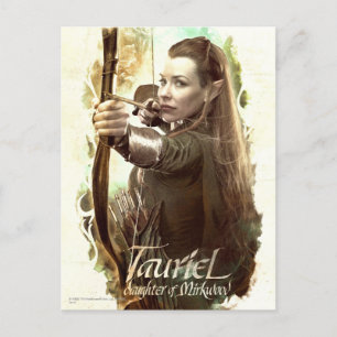 Cartão Postal TAURIEL™ Filha de Mirkwood