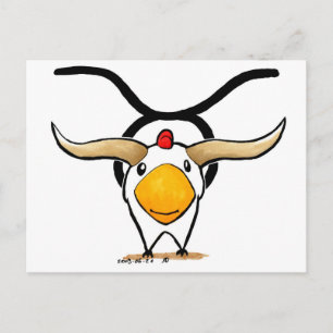 Cartão Postal Taurus Chicken