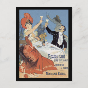Cartão Postal Taverne Olympia ~ Restaurante Aberto a Noite Toda