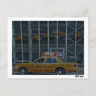 Cartão Postal Táxi NYC - Cartão-postal