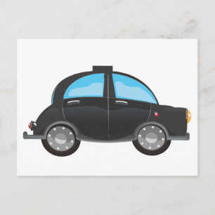 Cartão Postal Táxi Preto