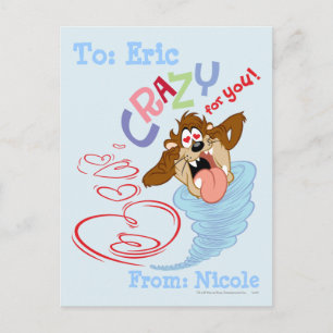 Cartão Postal TAZ™ Maluco para você!