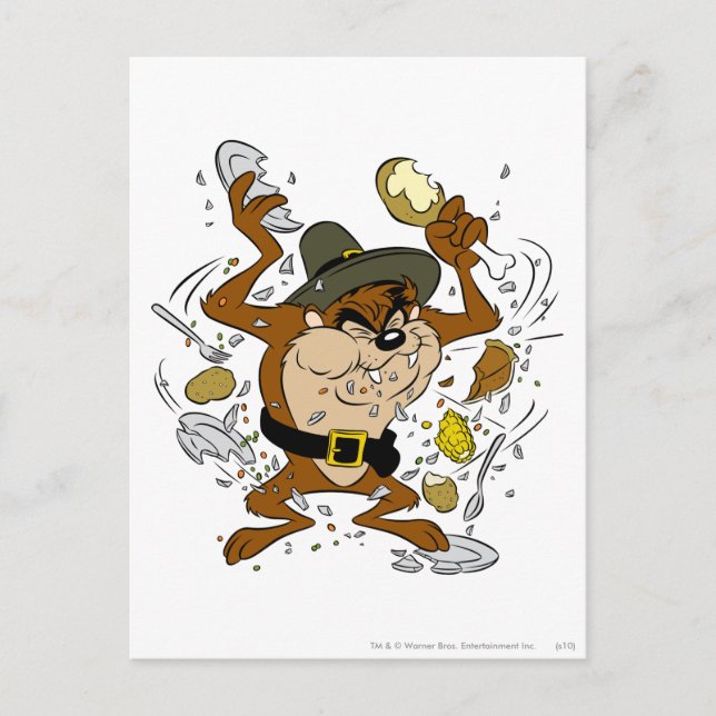 Cartão Postal TAZ™ Saindo (Frente)