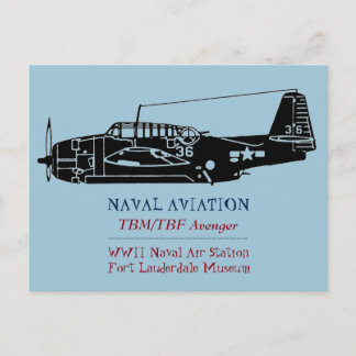 Cartão Postal tbm / tbf avenger