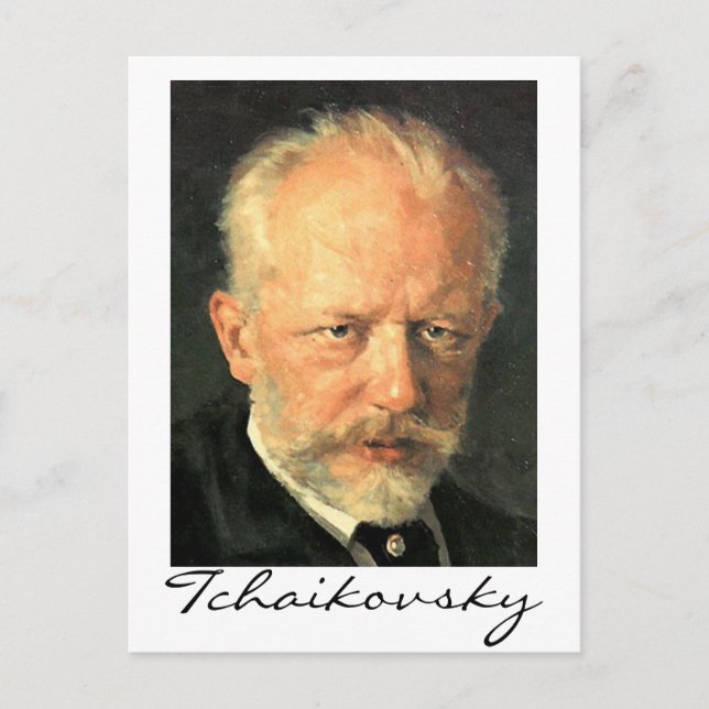 Cartão Postal Tchaikovsky (Frente)