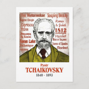 Cartão postal Tchaikovsky
