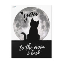 Te amo na lua e de volta.