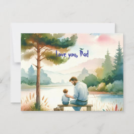 Cartão Postal Te amo, Pai