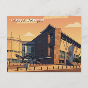 Cartão Postal Te Papa Wellington Nova Zelândia