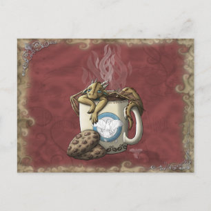 Cartão Postal [Tea Cup Dragon] Café