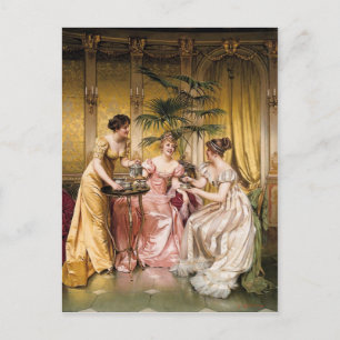 Cartão Postal Tea Party - Soulacroix