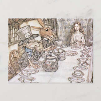 Cartão Postal Tea Party with the Mad Hatter