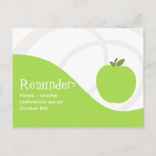 Cartão Postal Teacher Reminder Postcard