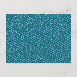 Cartão Postal Teal Jane Austen Preconceito de Orgulho Dutch Ball