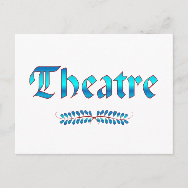 CARTÃO POSTAL TEATRO (Frente)