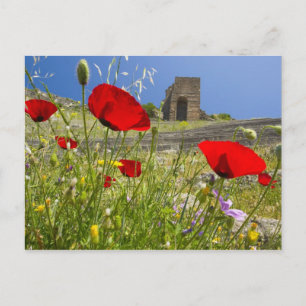 Cartão Postal Teatro antigo na Acrópole de Pergamo