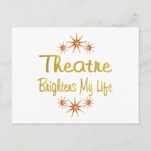 Cartão Postal Teatro Brilha Minha Vida