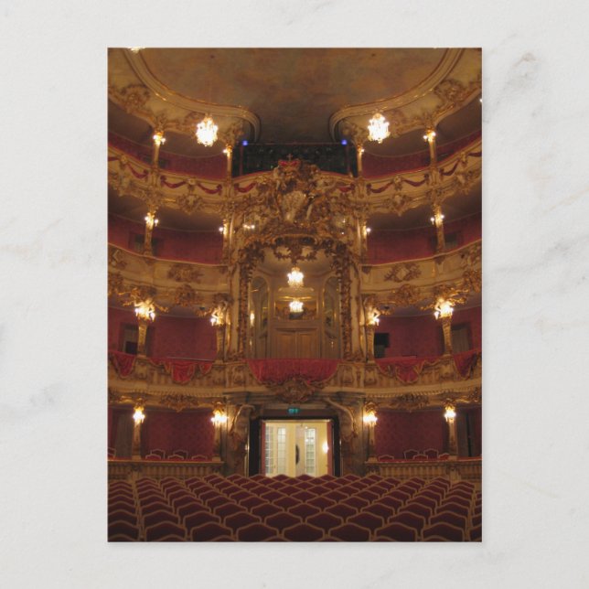 Cartão Postal Teatro Cuvilliers (Frente)