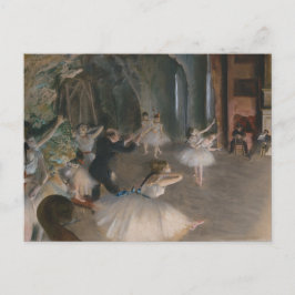 Cartão Postal Teatro de Bailarinas Ensaiando Edgar Degas