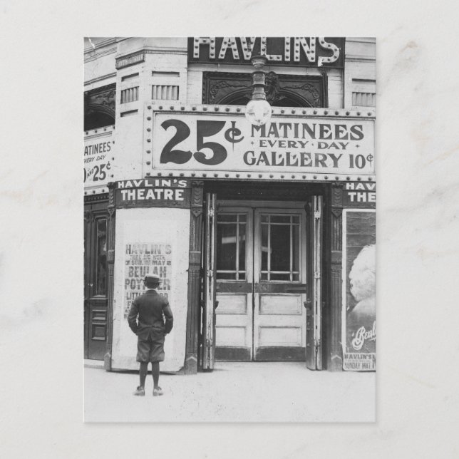 Cartão Postal Teatro de Havlin, 1910 (Frente)