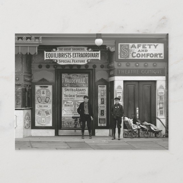 Cartão Postal Teatro de Vaudeville, 1910 (Frente)