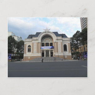Cartão Postal Teatro Municipal em Ho Chi Minh Vietnã