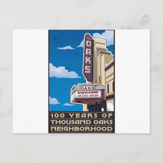 Cartão Postal Teatro Oaks na Avenida Solano em Berkeley, CA