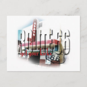 Cartão Postal Teatro Odeon Movie - Tucumcari, NM - Rt 66