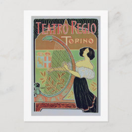 Cartão Postal Teatro Regio Torino