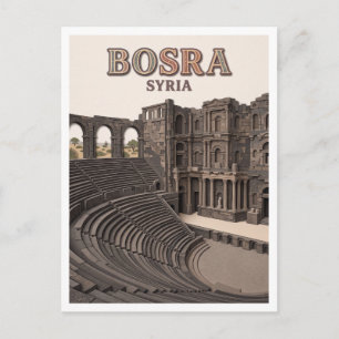 Cartão Postal Teatro Romano de Bosra Síria