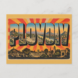 Cartão Postal Teatro Romano de Plovdiv Sete Colinas Arte