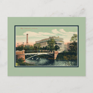 Cartão Postal Teatro Vintage City Riga Latvia