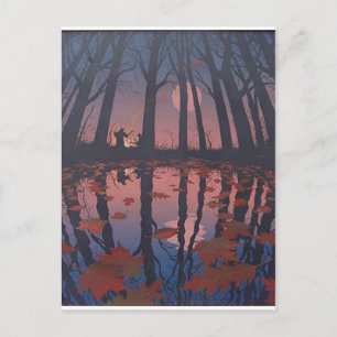 Cartão Postal Tecido